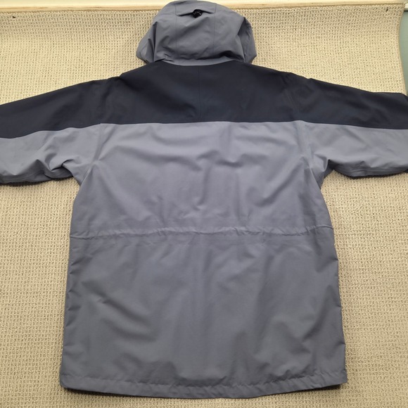 VTG Cabelas Gore-Tex Jacket Hooded‎ Waterproof Packable Gray Mens XL Reg - Picture 2 of 8